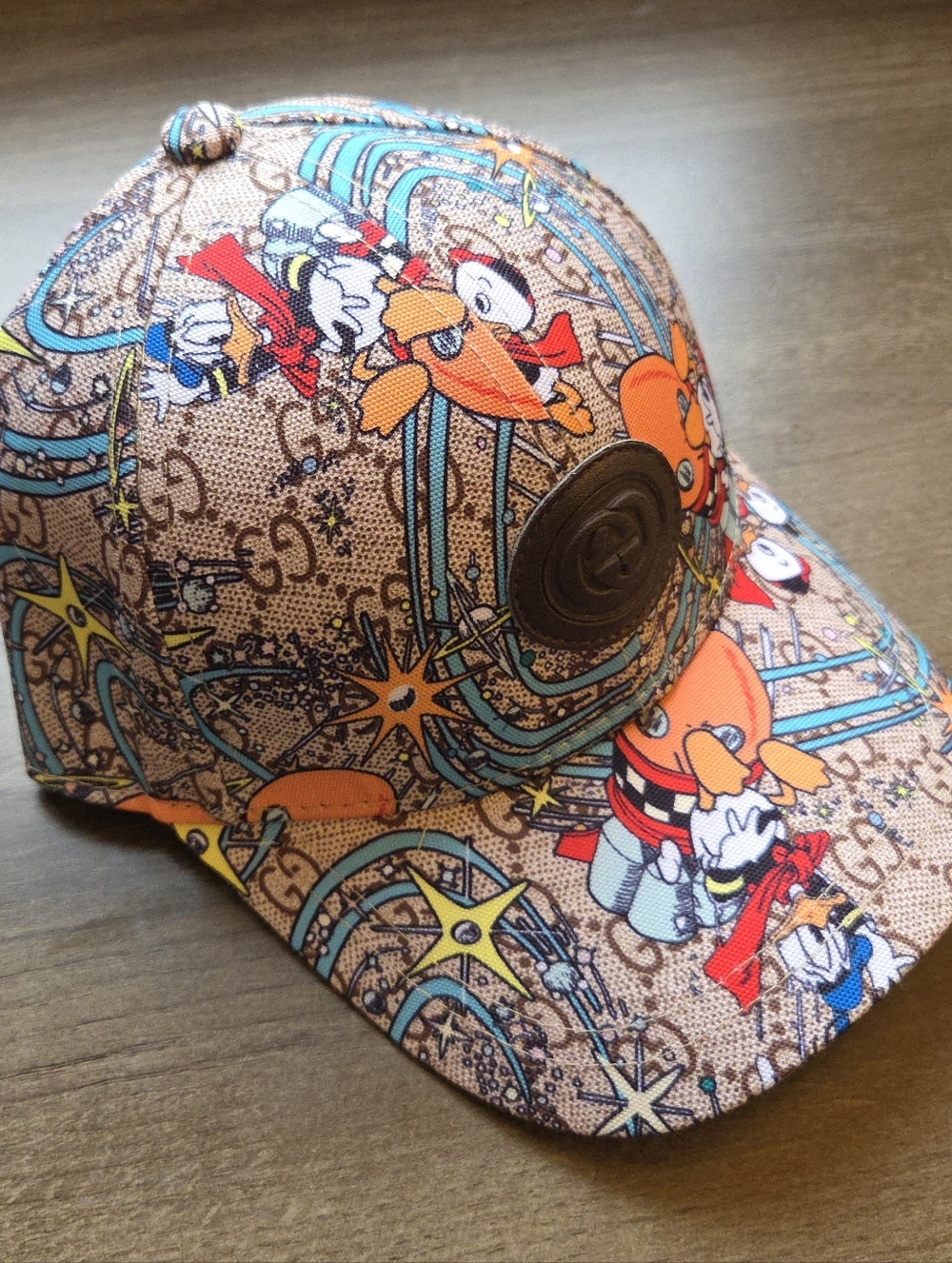 Gucci x Disney Donald Duck GG Supreme Hat Cap - Picture 1 of 13